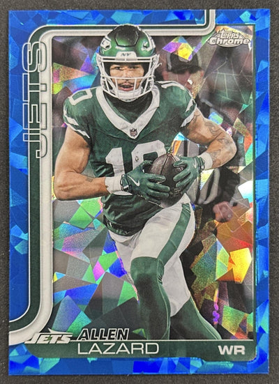 Allen Lazard 2025 Topps Chrome Sapphire Jets Sports Trading Cards