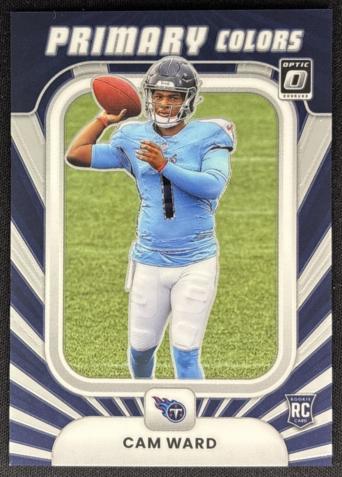 Cam Ward 2025 Panini Donruss Optic Rookie Primary Colors Titans Default Title Sports Trading Cards