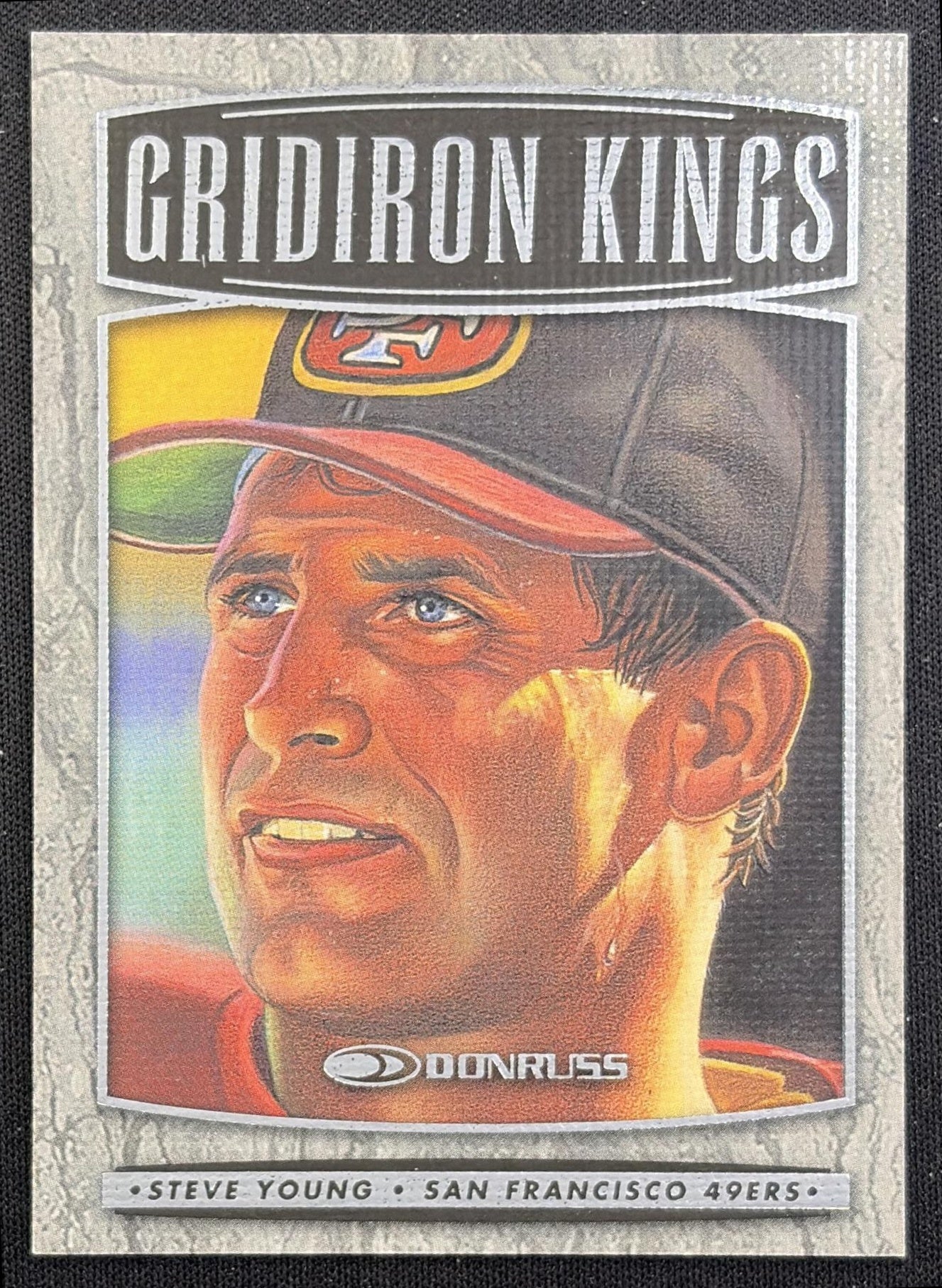 Steve Young 1999 Donruss Gridiron Kings Canvas /5000 49ers San Francisco 49ers