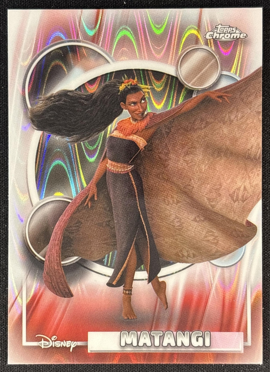 Matangi 2026 Topps Chrome Disney Raywave Refractor Moana 2 Front