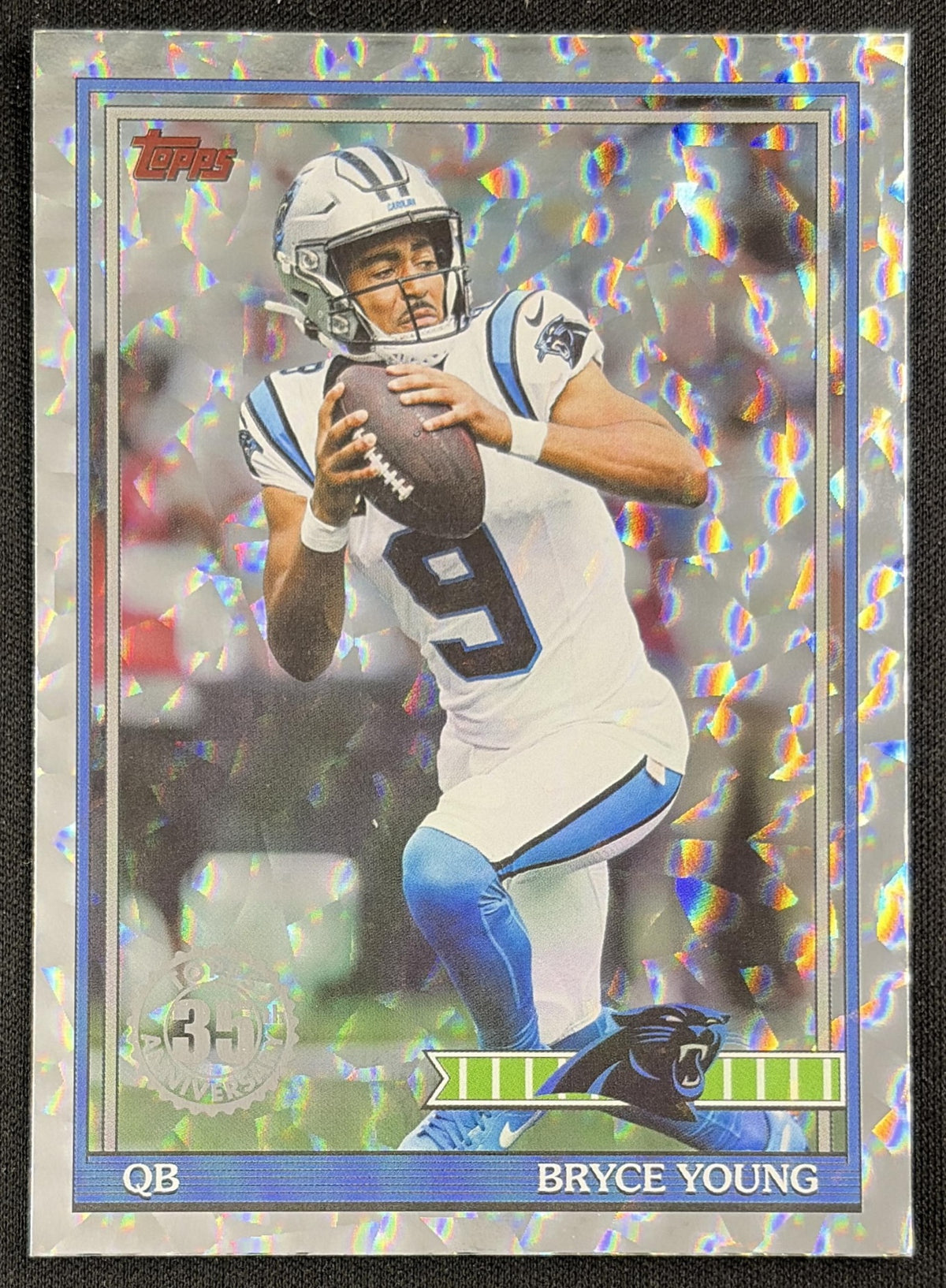 Bryce Young 2026 Topps 1991 Crackle Foil Panthers