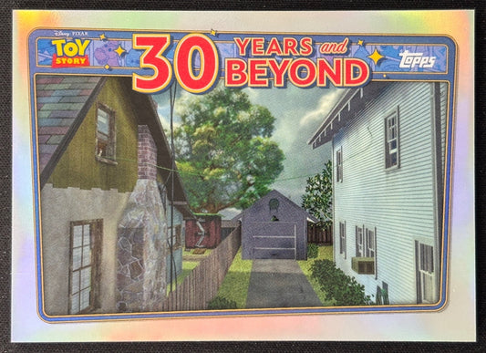 Woody Throws a Line 2025 Topps Pixar Crystal 30 Years of Toy Story and Beyond Non-Sports Trading Cards