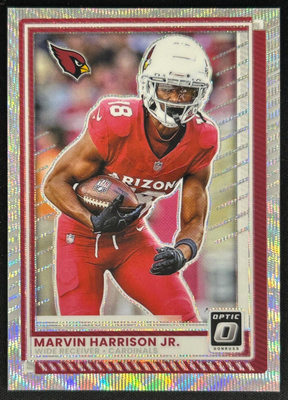 Marvin Harrison Jr. 2025 Panini Donruss Optic Wave Prizm /300 Cardinals Sports Trading Cards