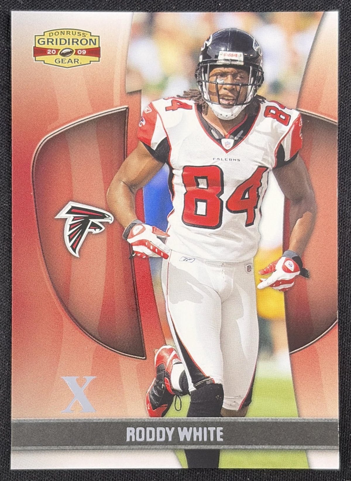 Roddy White 2009 Panini Donruss Gridiron Gear Silver X's /250 Falcons