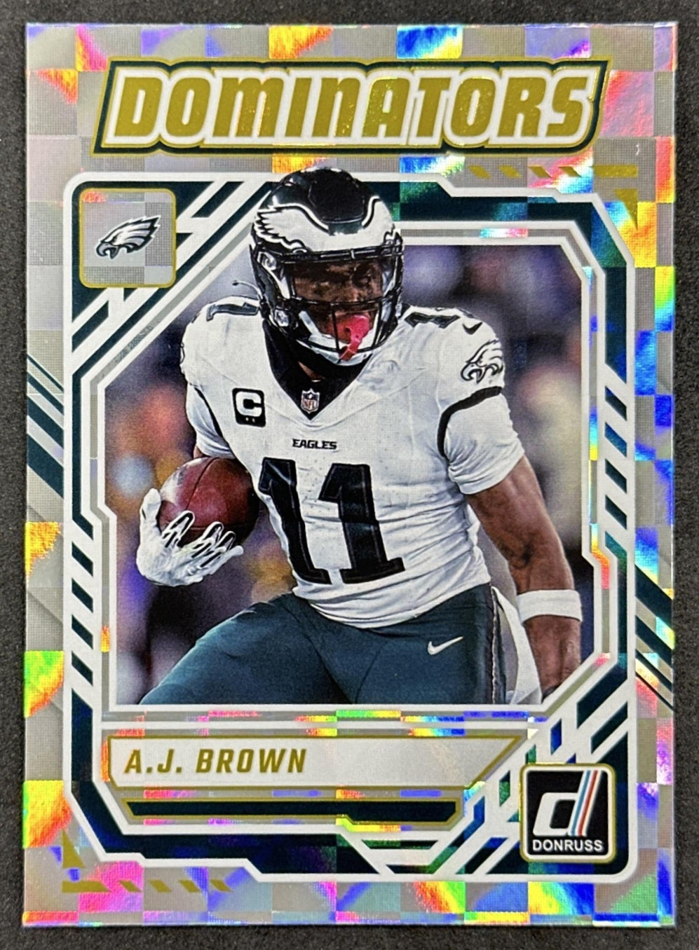 A.J. Brown 2025 Panini Donruss Dominators Eagles