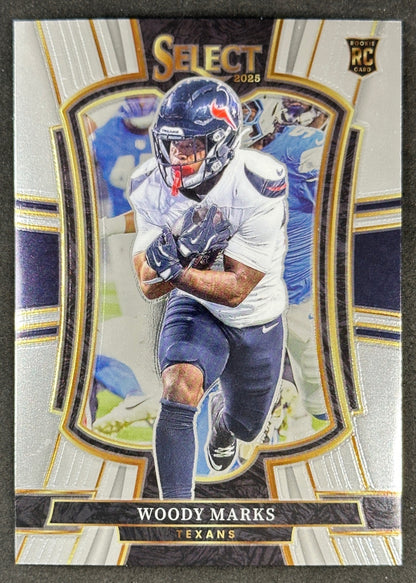Woody Marks 2025 Select Premier Level Texans Sports Trading Cards