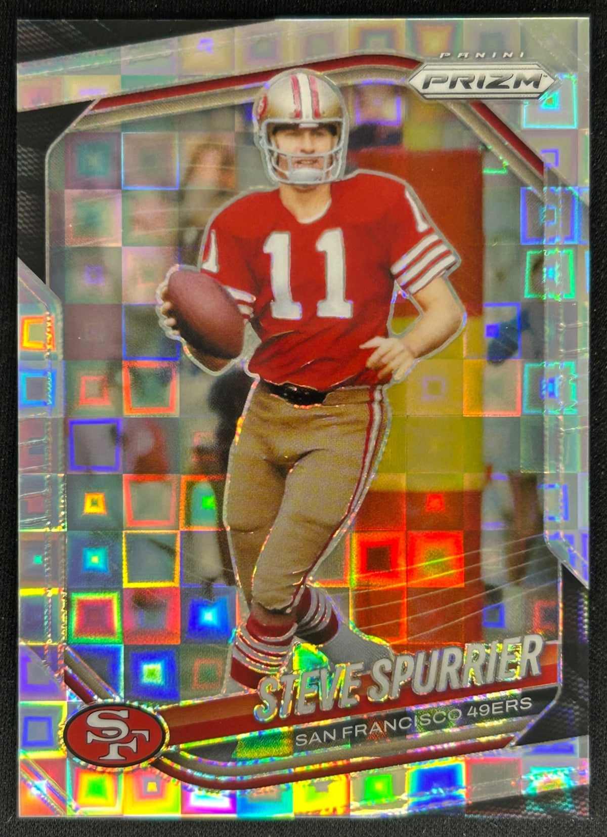 Steve Spurrier 2025 Panini Prizm Pandora /400 49ers Sports Trading Cards