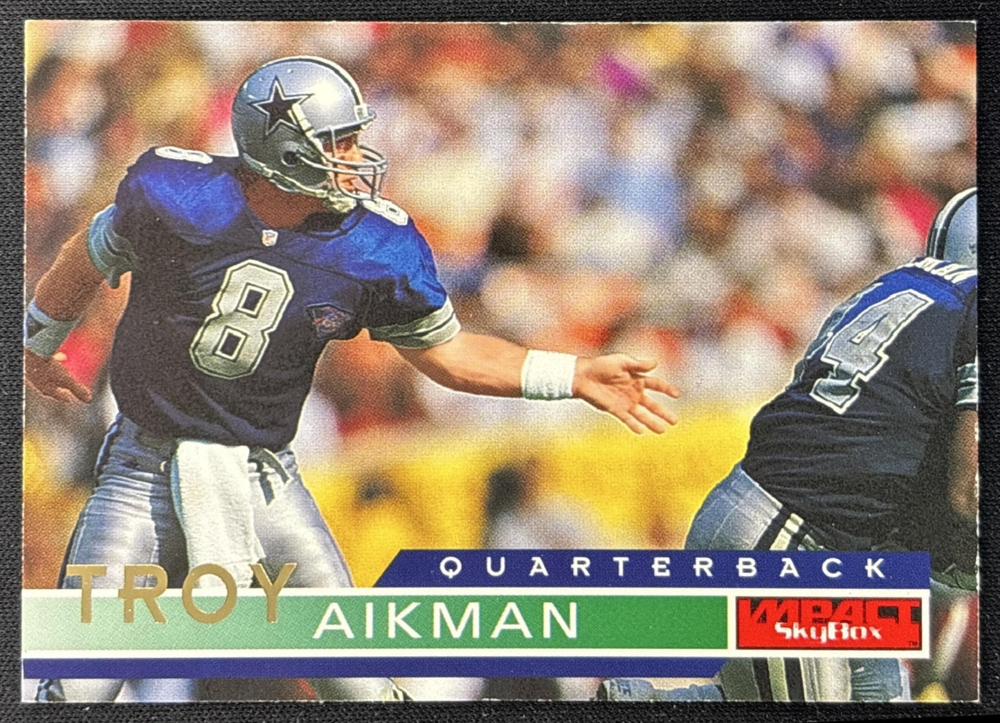 Troy Aikman 1995 Skybox Impact Cowboys Sports Trading Cards