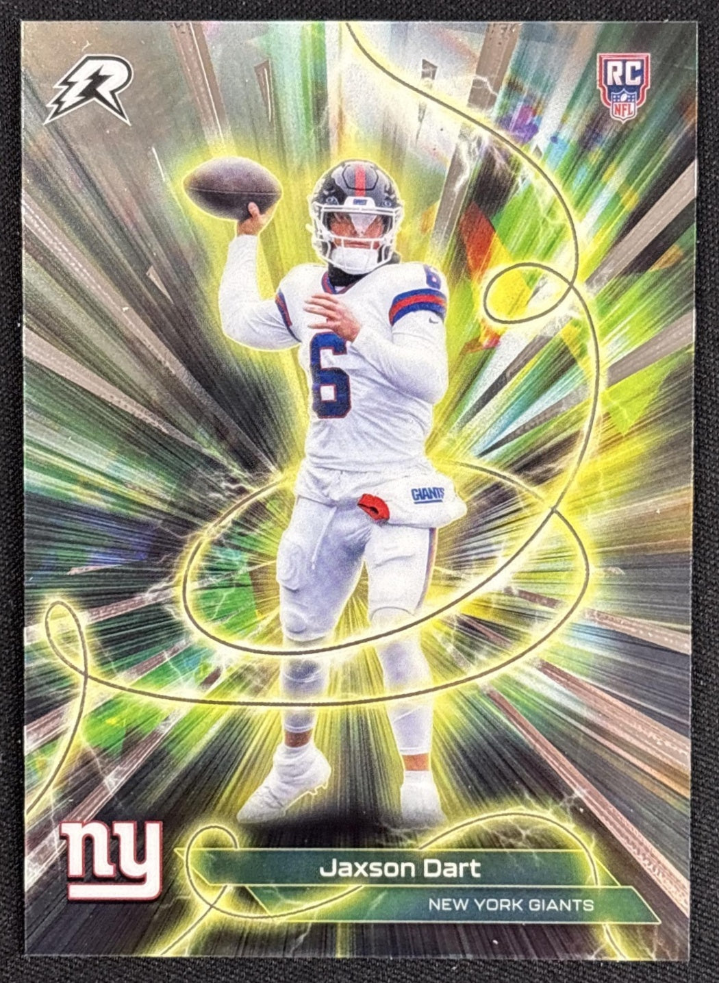 Jaxson Dart 2025 Topps Resurgence Conductors Giants