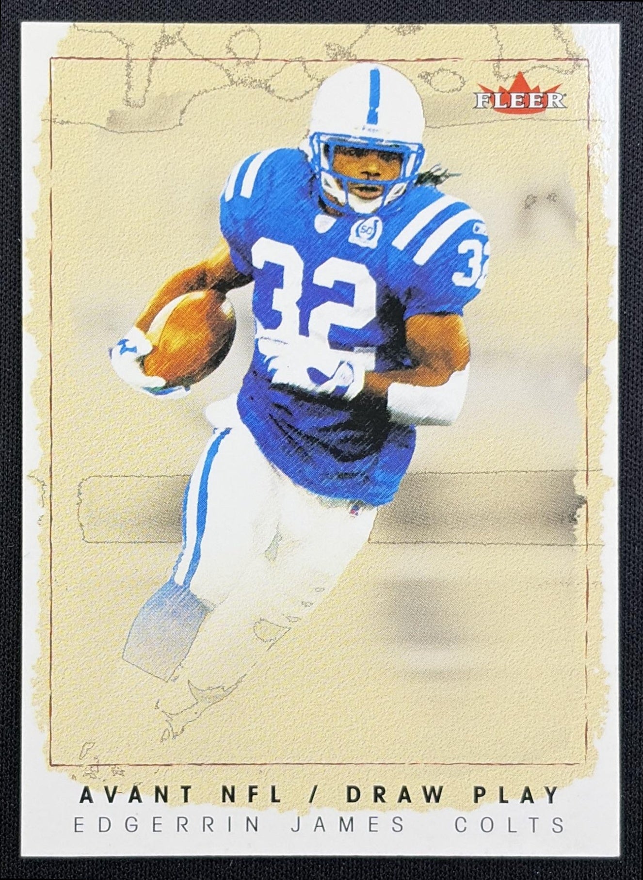 Edgerrin James 2003 Fleer Avant Draw Play /535 Colts