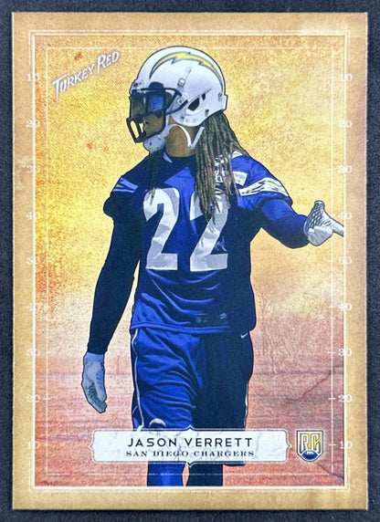 Jason Verrett Rookie 2014 Topps Turkey Red Chargers