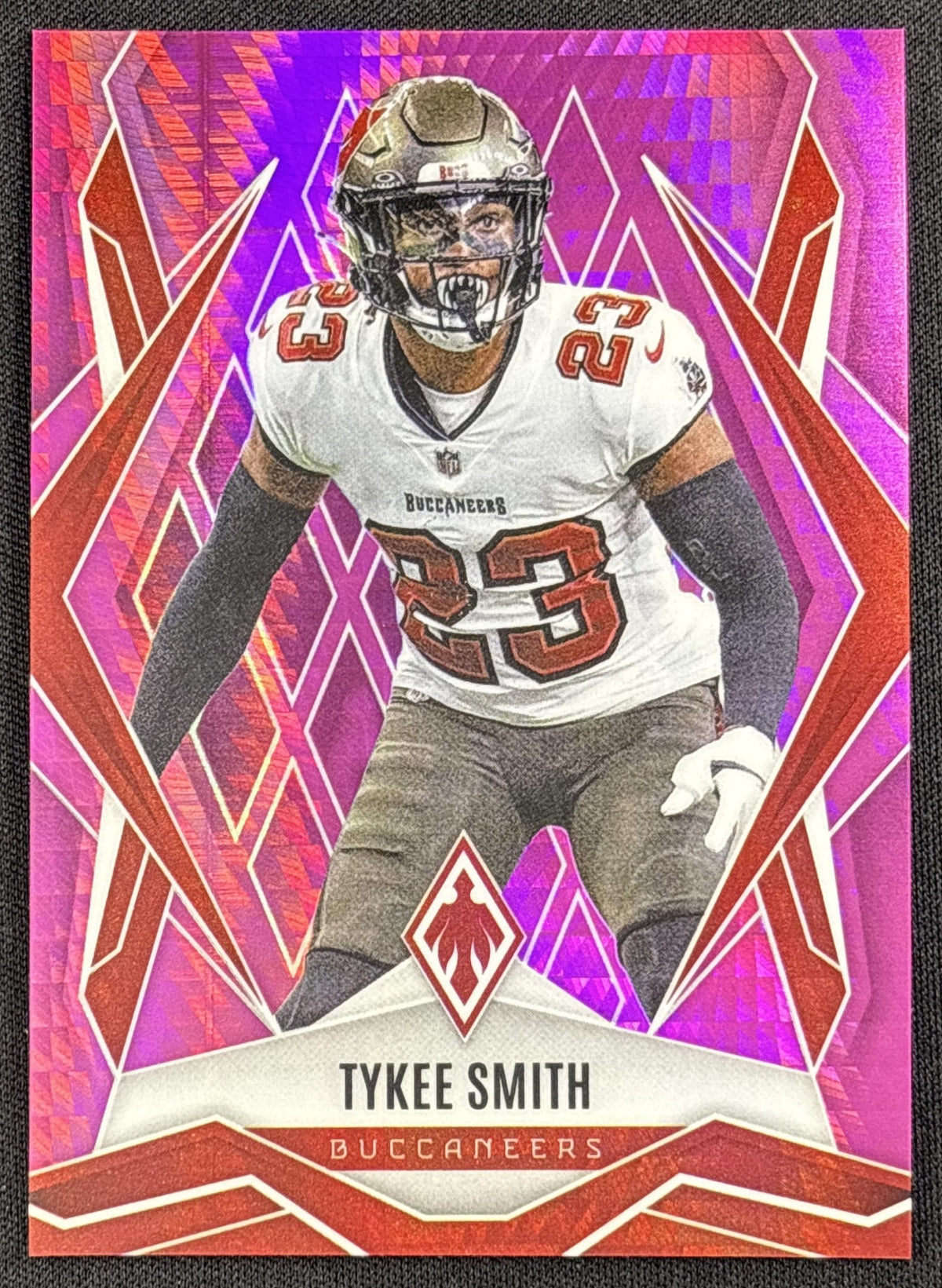 Tykee Smith 2025 Panini Phoenix Pink Hyper Prizm /299 Buccaneers