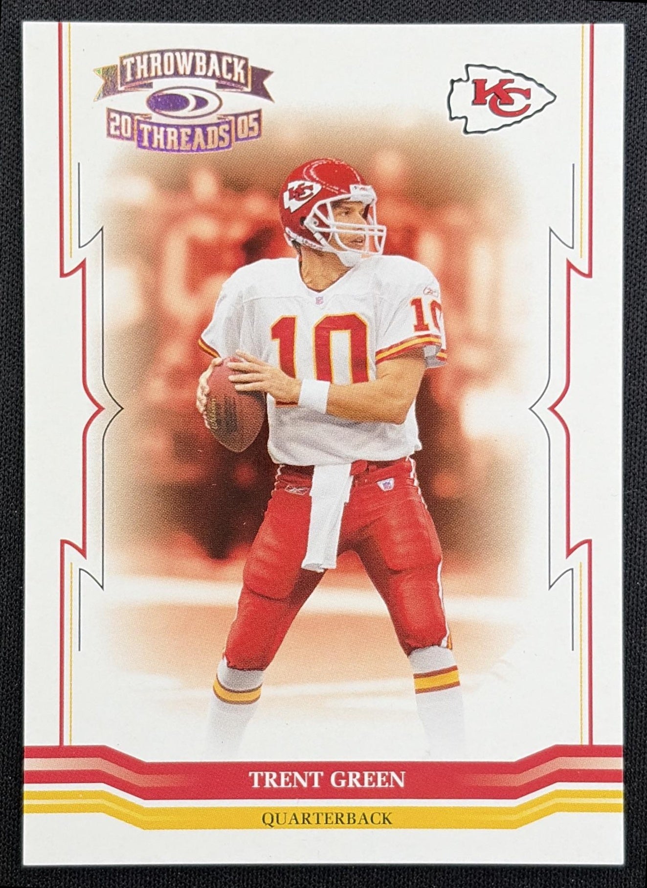 Trent Green 2005 Donruss Throwback Threads Bronze Holofoil /250 Chiefs