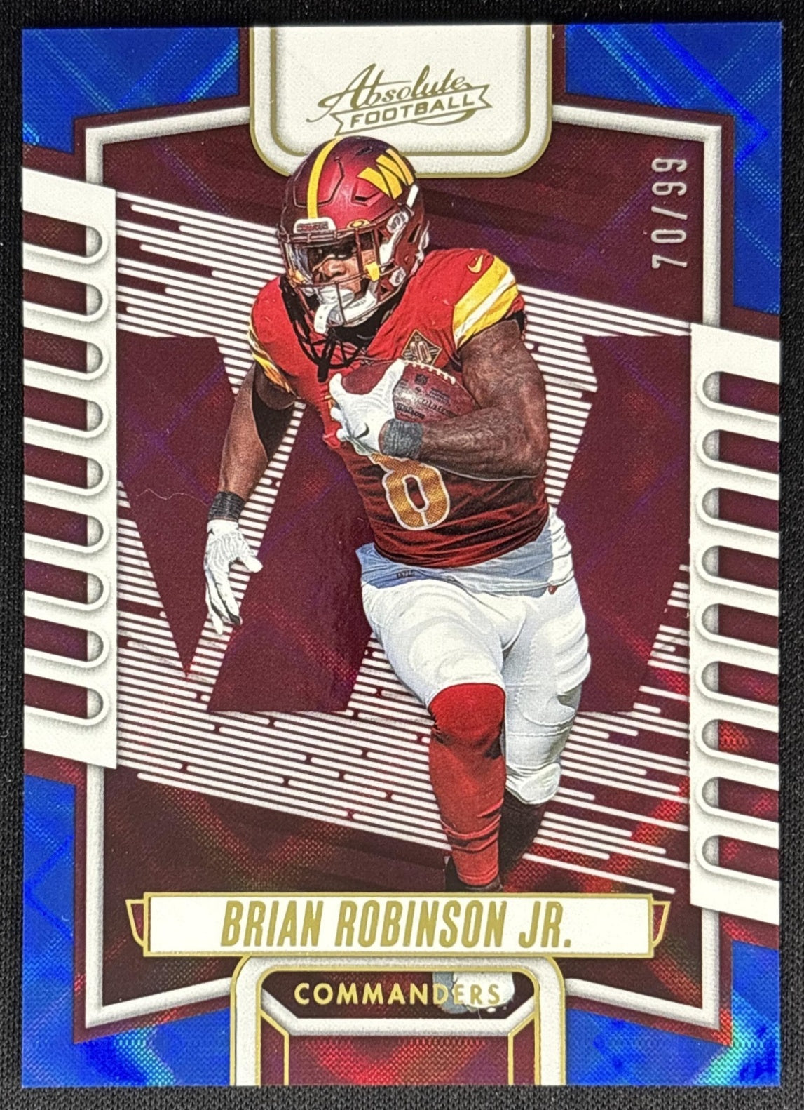 Brian Robinson Jr. 2023 Panini Absolute Blue Diamonds /99 Commanders Default Title Sports Trading Cards