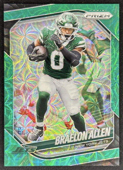 Braelon Allen 2025 Panini Prizm Green Scope /75 Jets