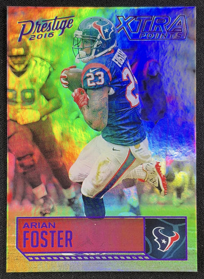 Arian Foster 2016 Panini Prestige Xtra Points Purple /100 Texans Sports Trading Card
