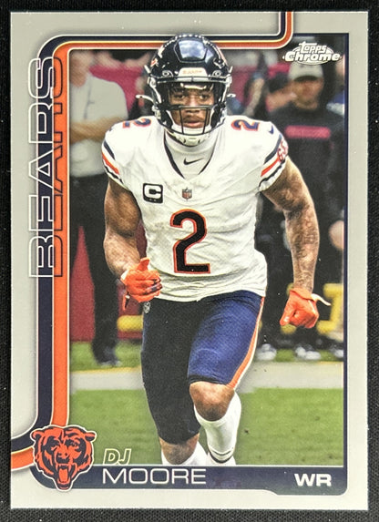 DJ Moore 2025 Topps Chrome Bears Default Title