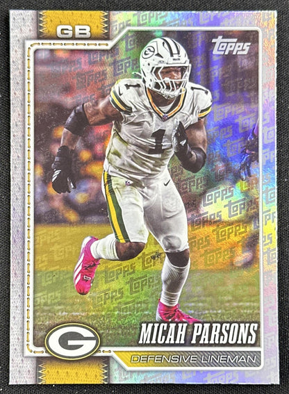 Micah Parsons 2026 Topps Flagship Fanatics Foil Packers