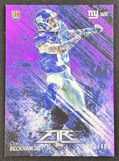 Odell Beckham Jr. 2014 Topps Fire Purple /499 Giants