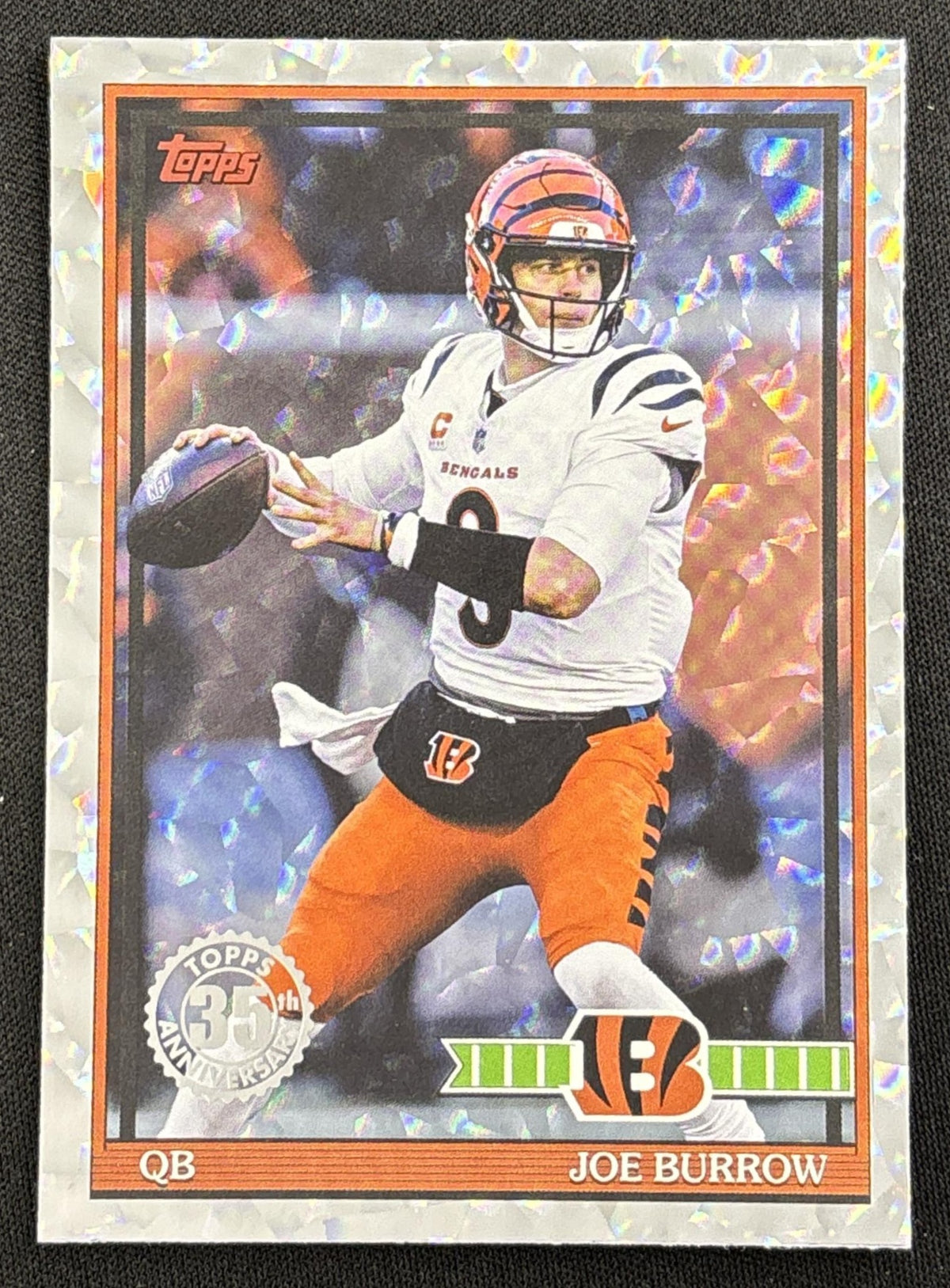 Joe Burrow 2026 Topps 1991 Crackle Foil Bengals