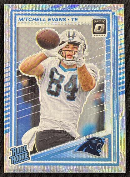 Mitchell Evans 2025 Panini Donruss Optic Rated Rookie Wave Prizm /300 Panthers