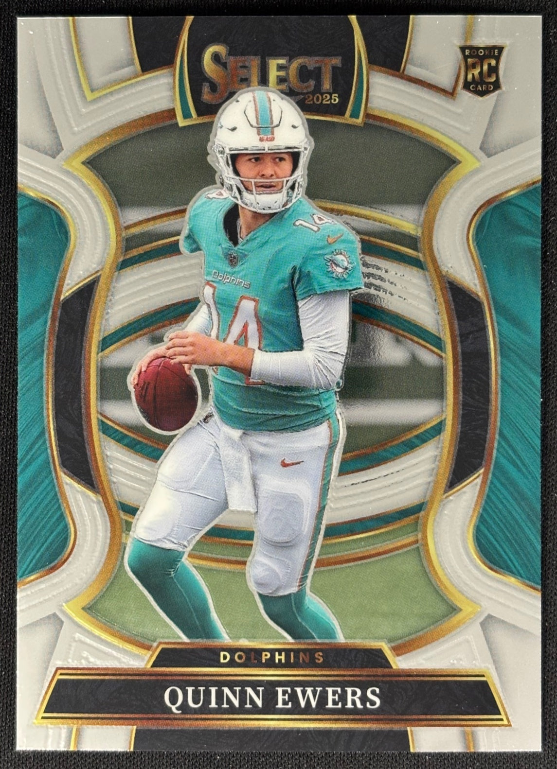 Quinn Ewers 2025 Select Concourse Dolphins Sports Trading Card