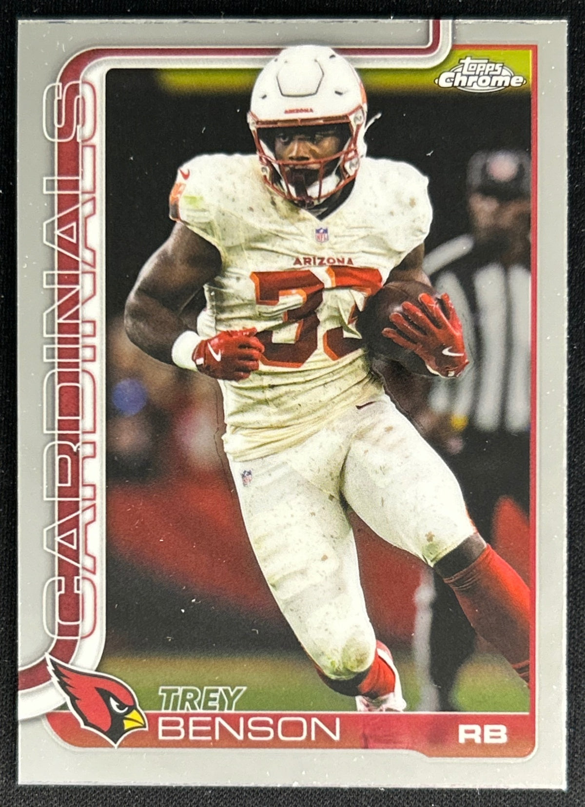 Trey Benson 2025 Topps Chrome Cardinals Default Title Sports Trading Cards