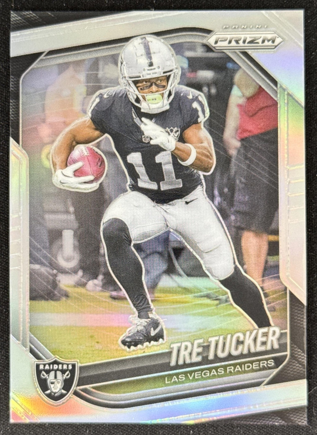 Tre Tucker 2025 Panini Prizm Silver Raiders Default Title Sports Trading Card
