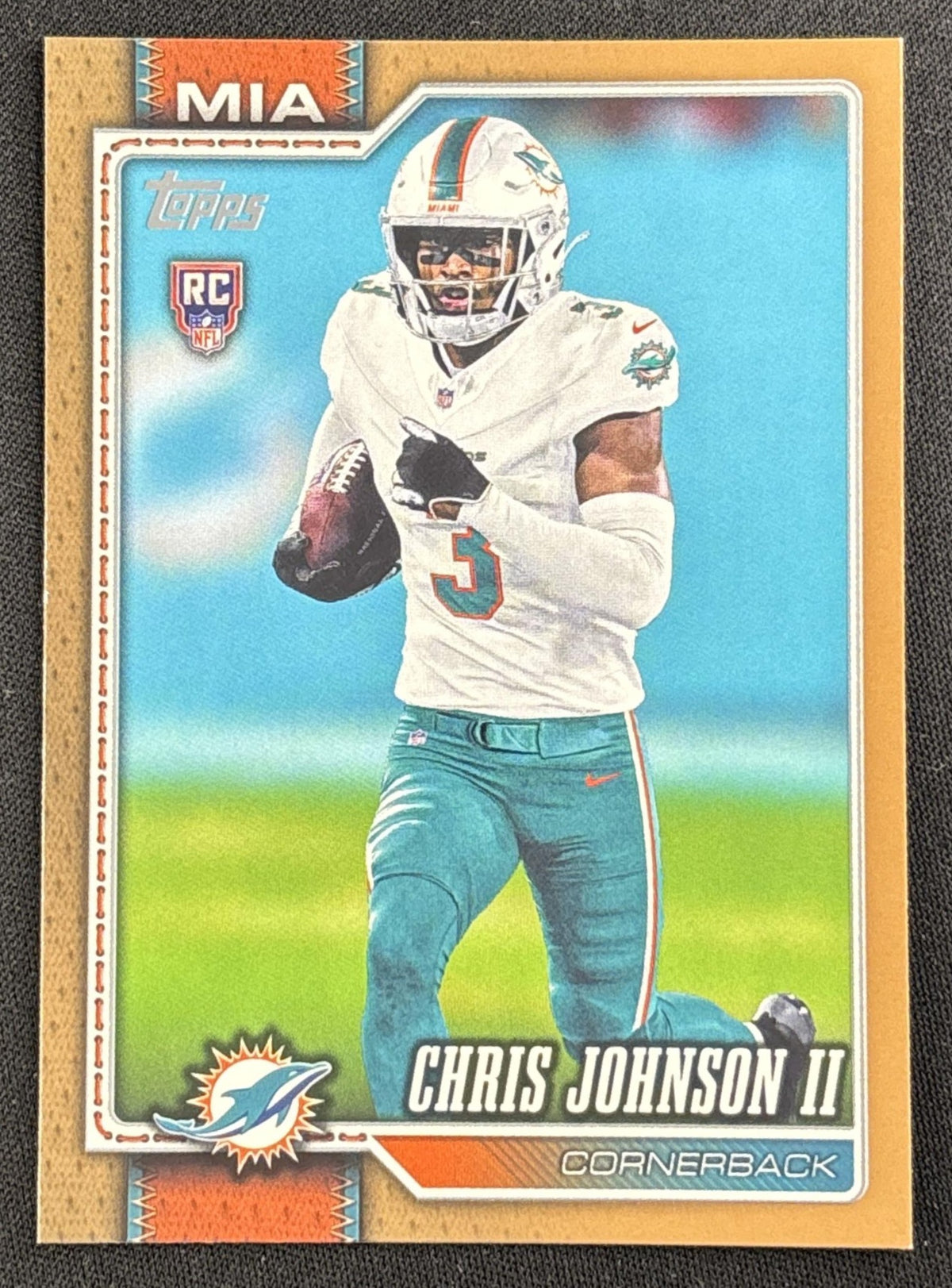 Chris Johnson II 2026 Topps Gold /2026 Dolphins