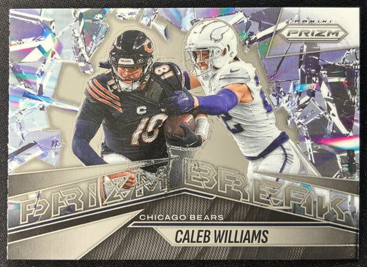 Caleb Williams 2025 Prizm Break Bears - Front