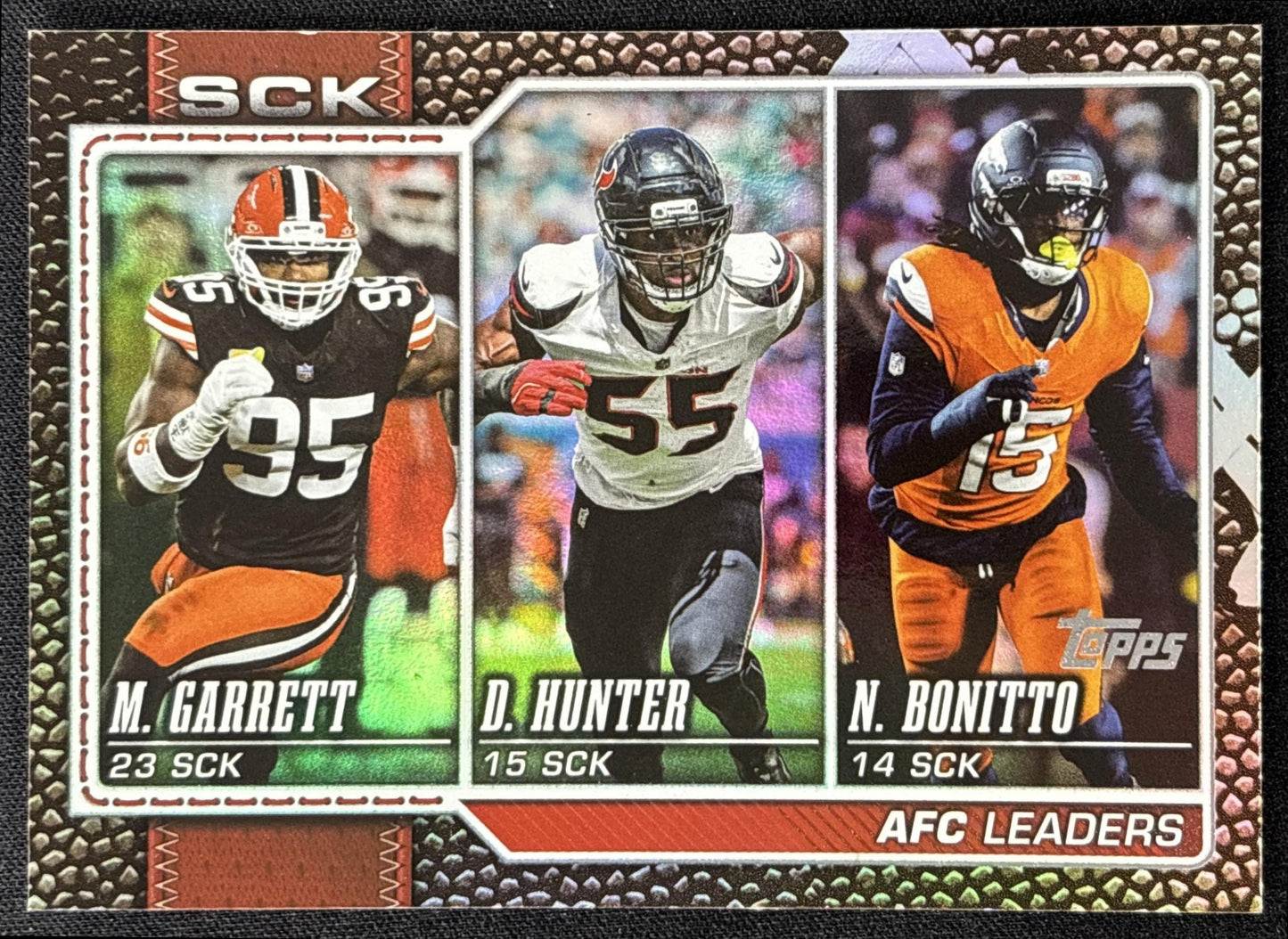 Will Anderson Jr. 2026 Topps Football Leather Foil Texans