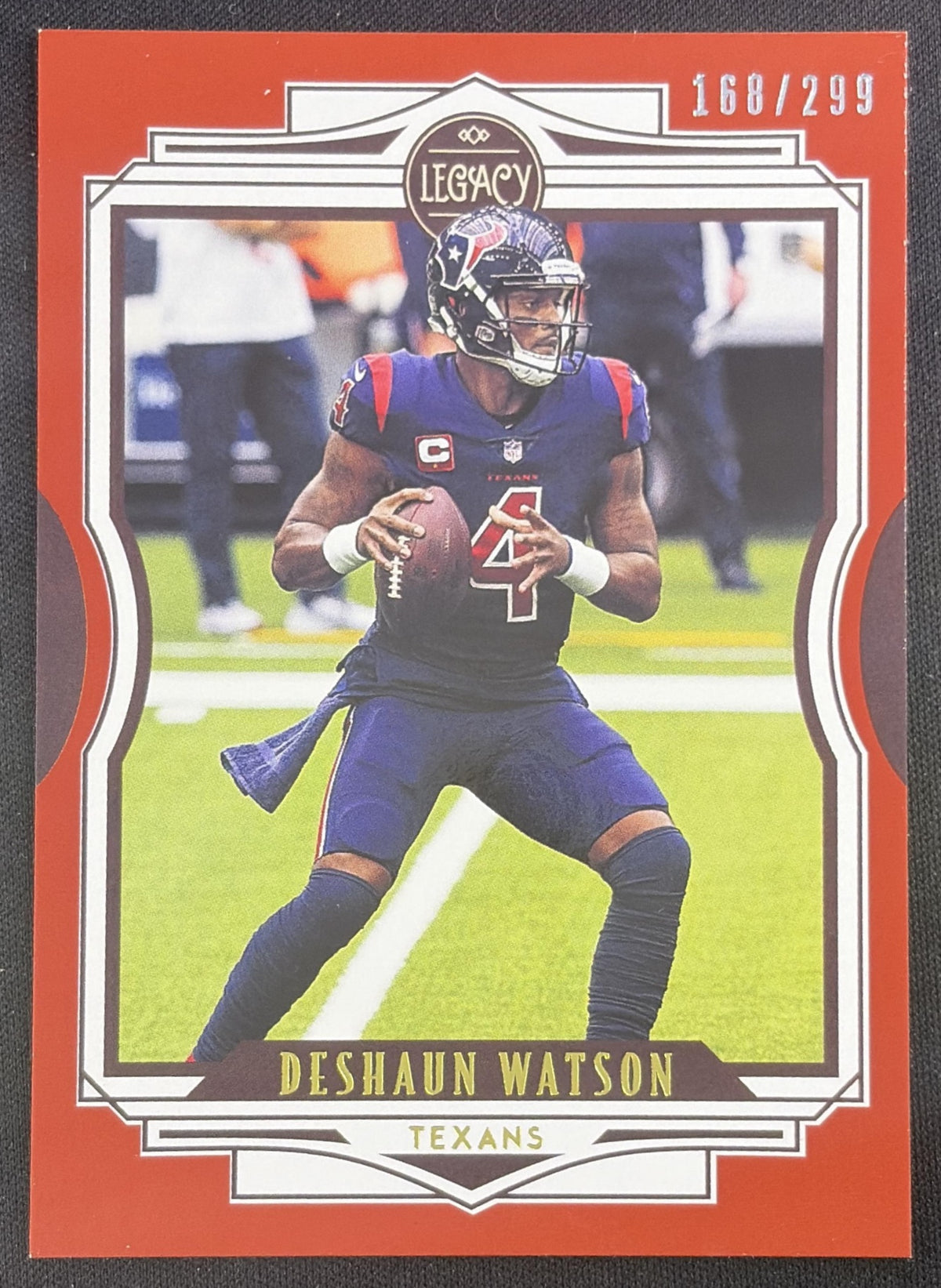Deshaun Watson 2021 Panini Legacy Red /299 Texans Sports Trading Card
