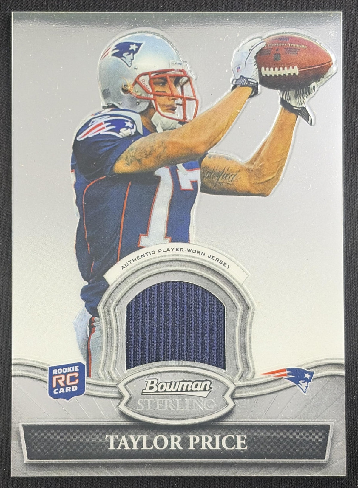 Taylor Price 2010 Bowman Sterling Patriots Sports Trading Card