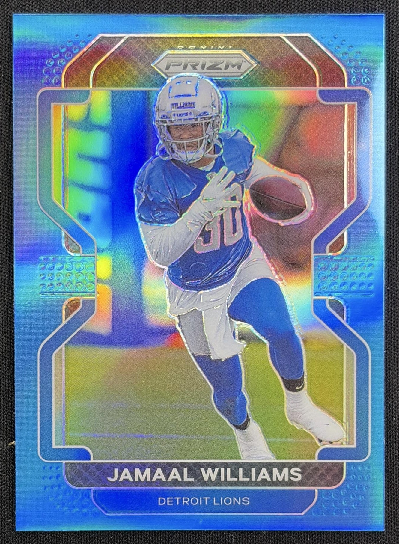 Jamaal Williams 2021 Panini Prizm Light Blue Lions