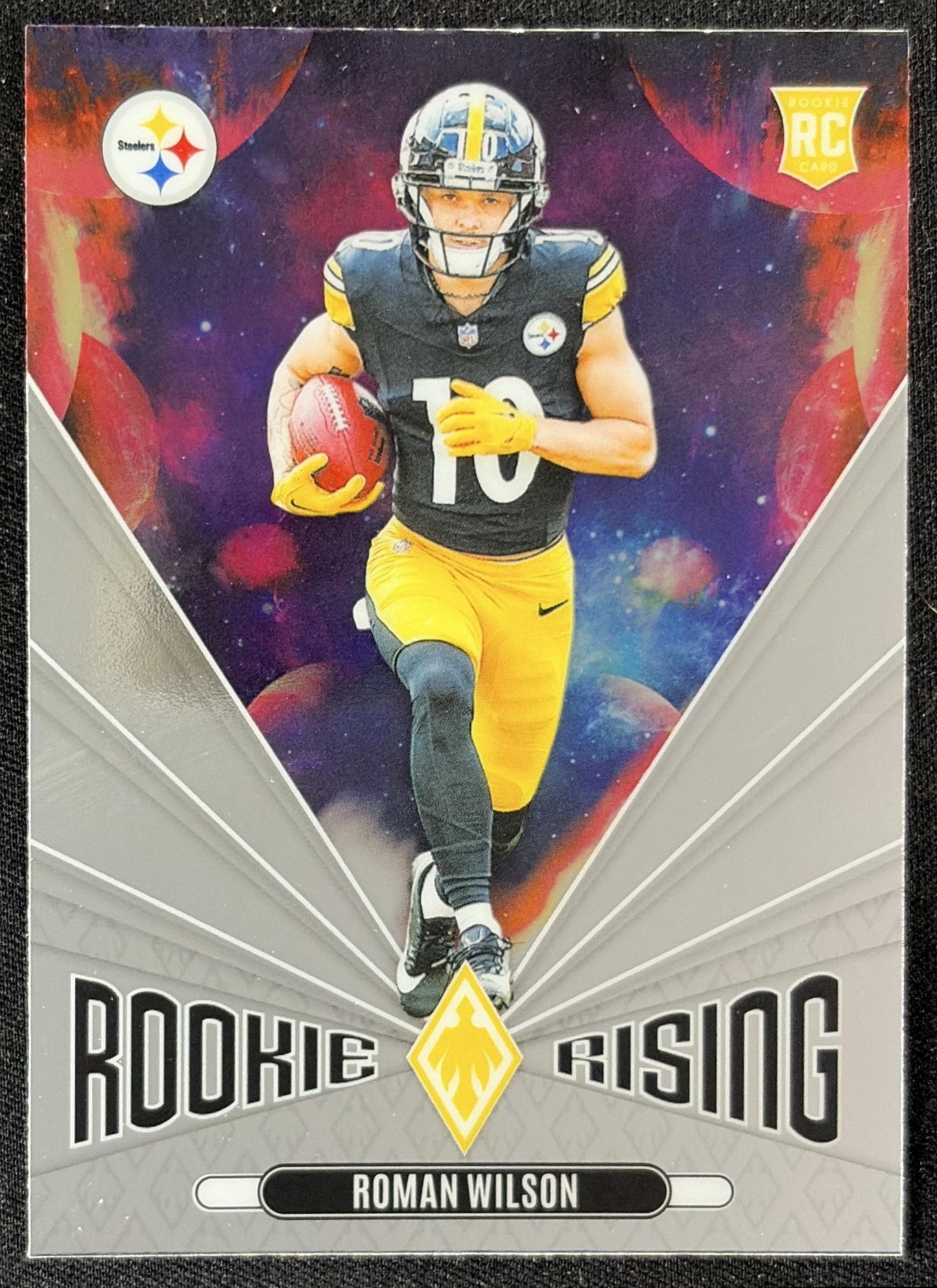 Roman Wilson 2024 Panini Phoenix Rookie Rising Steelers