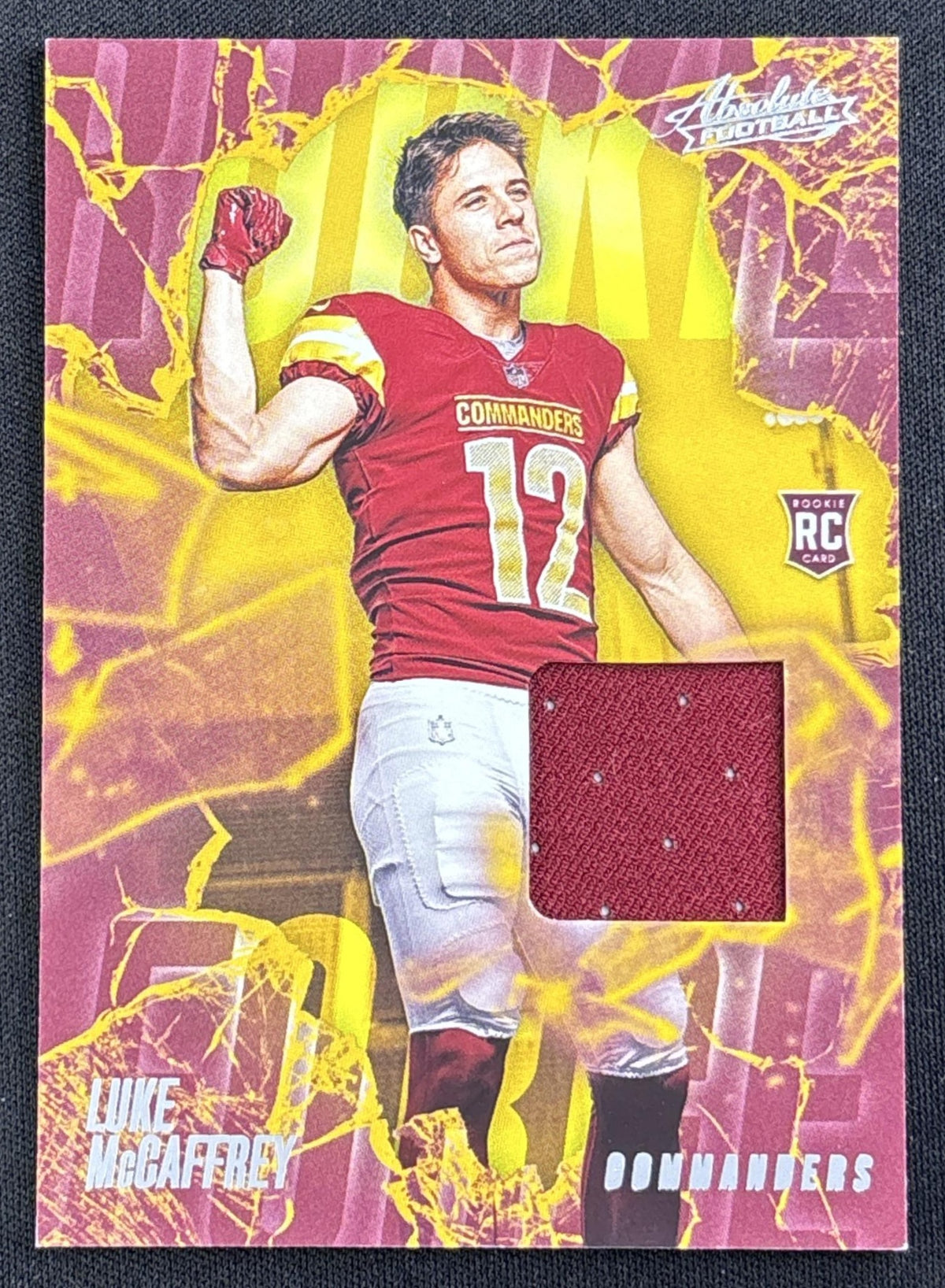Luke McCaffrey 2024 Panini Absolute Rookie Force
