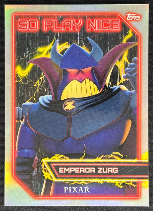 Emperor Zurg 2025 Topps Pixar Crystal 30 Years of Toy Story So Play Nice 2 Non-Sports Trading Cards
