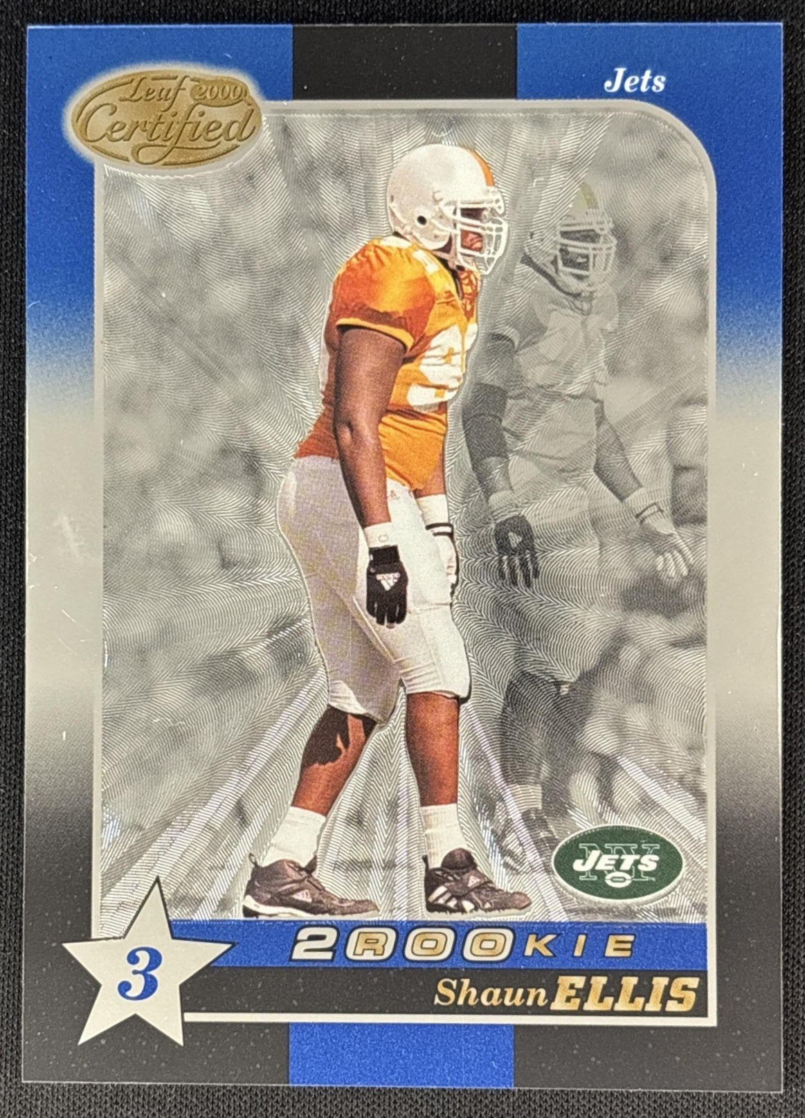 Shaun Ellis 2000 Leaf Certified /2000 Sports Trading Cards