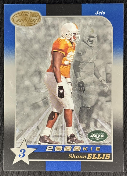 Shaun Ellis 2000 Leaf Certified /2000 Sports Trading Cards
