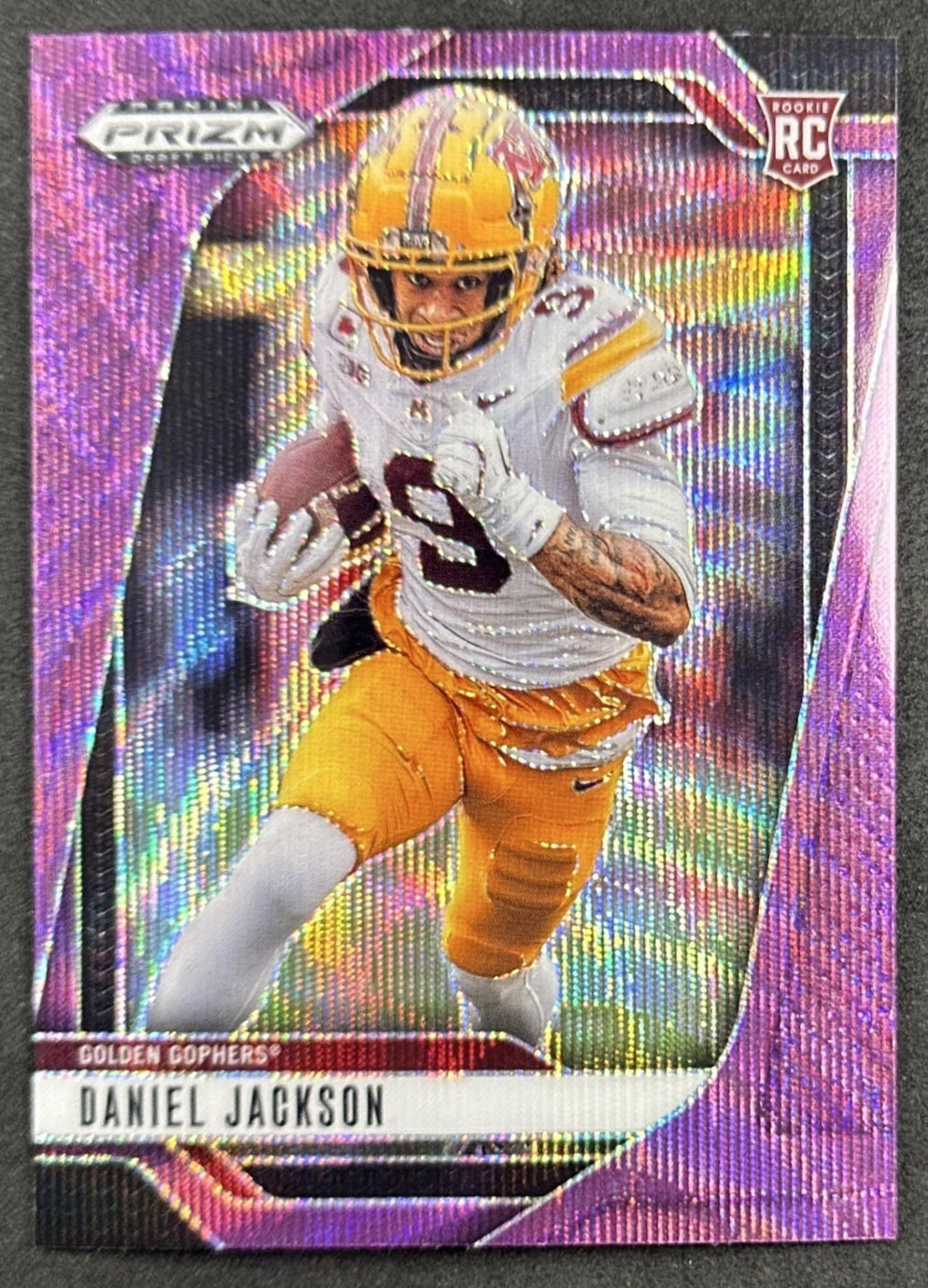Daniel Jackson 2025 Panini Prizm Draft Picks Purple Wave Golden Gophers
