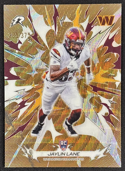 Jaylin Lane 2025 Topps Resurgence Bronze Surge Refractor /375 Commanders