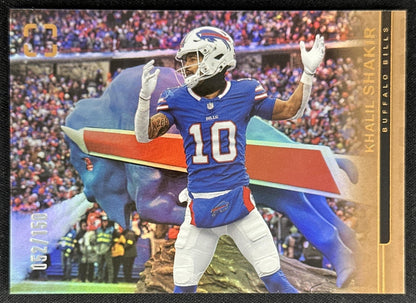 Khalil Shakir 2025 Panini PhotoGenic Horizontal Bronze /150 Bills