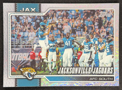 Jacksonville Jaguars 2026 Topps Rainbow Foil
