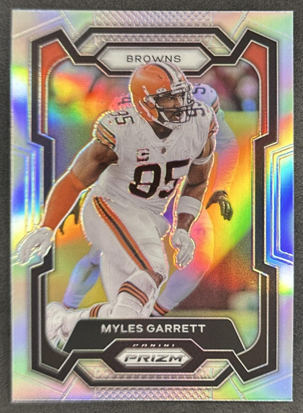 Myles Garrett 2023 Panini Prizm Silver Browns Rams Sports Trading Card