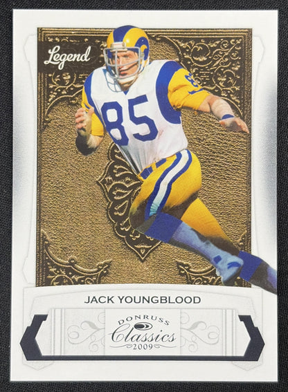 Jack Youngblood 2009 Panini Donruss Classics /999 Los Angeles Rams