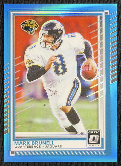 Mark Brunell 2025 Panini Donruss Optic Aqua Prizm /349 Jaguars