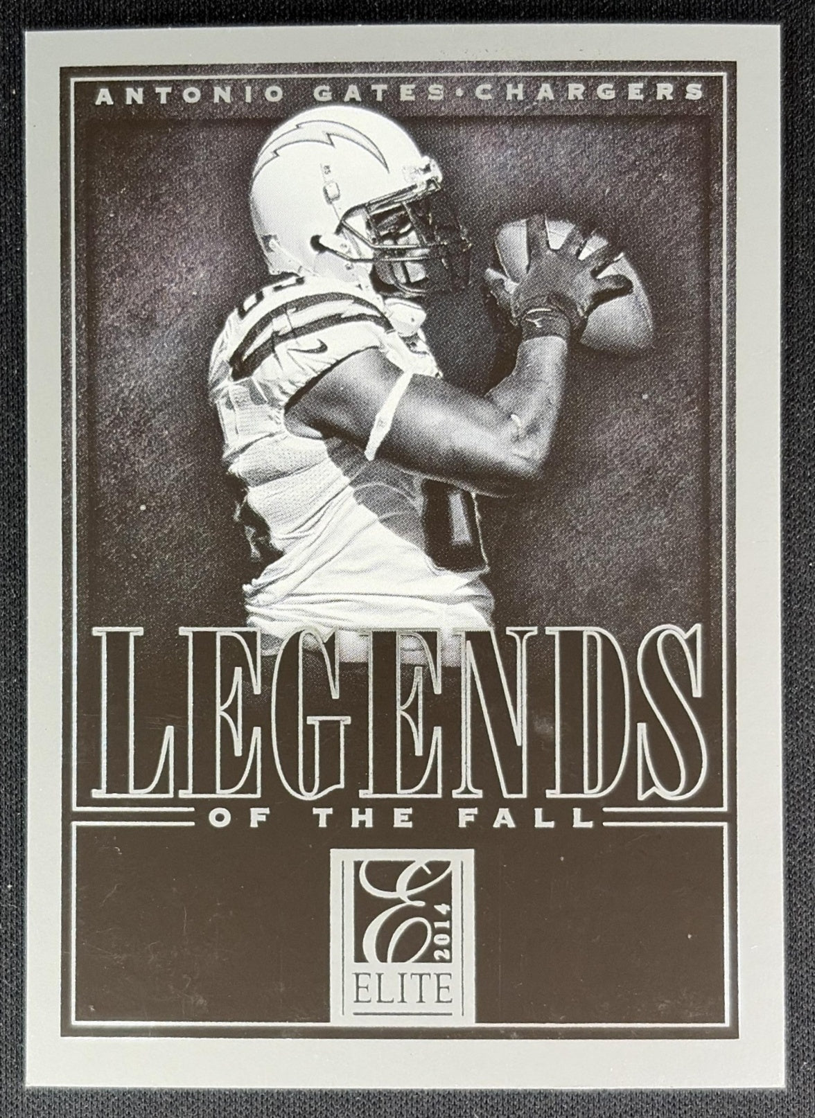Antonio Gates 2014 Panini Elite Legends of the Fall Silver Chargers - Front