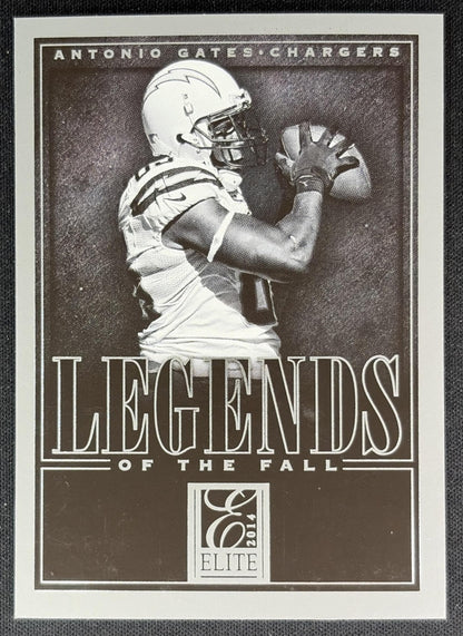 Antonio Gates 2014 Panini Elite Legends of the Fall Silver Chargers - Front