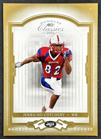 Jerricho Cotchery 2004 Donruss Classics /1250 Jets Sports Trading Cards