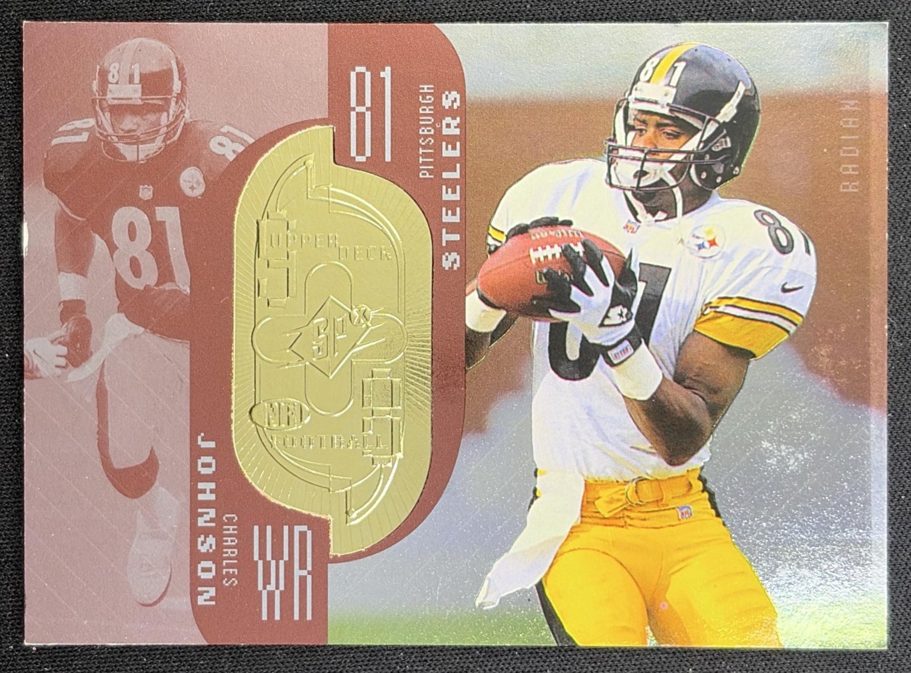 Charles Johnson 1998 SPx Finite Radiance /5050 Steelers